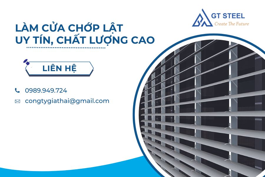 Làm Cửa Chớp Lật Uy Tín, Chất Lượng Cao