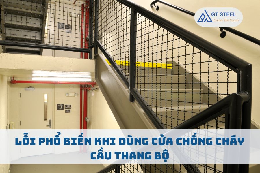 Lỗi Phổ Biến Khi Dùng Cửa Chống Cháy Cầu Thang Bộ