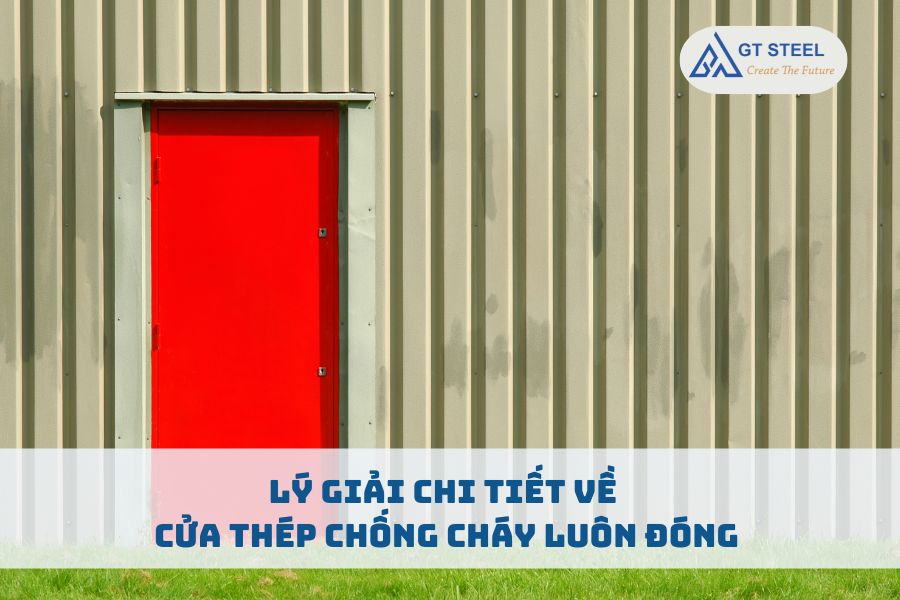 Lý Giải Chi Tiết Về Cửa Thép Chống Cháy Luôn Đóng