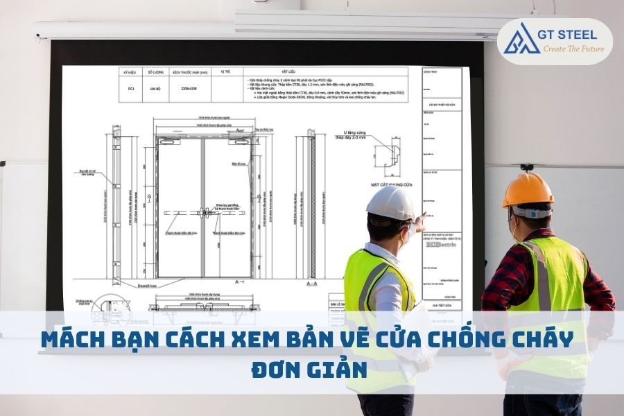 Mách Bạn Cách Xem Bản Vẽ Cửa Chống Cháy Đơn Giản