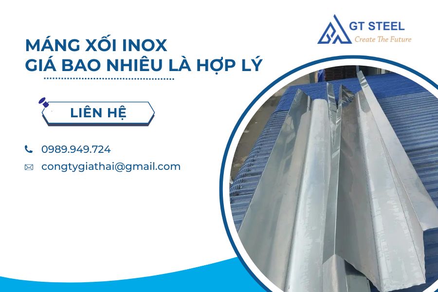 Máng xối Inox Giá Bao Nhiêu Là Hợp Lý