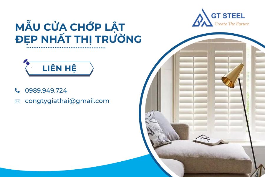 Mẫu Cửa Chớp Lật Đẹp Nhất Thị Trường