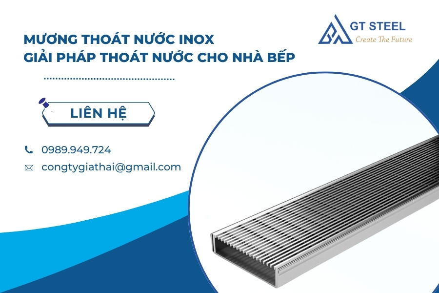 Mương Thoát Nước Inox – Giải Pháp Thoát Nước Cho Nhà Bếp