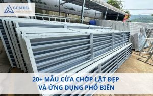 mẫu cửa chớp lật