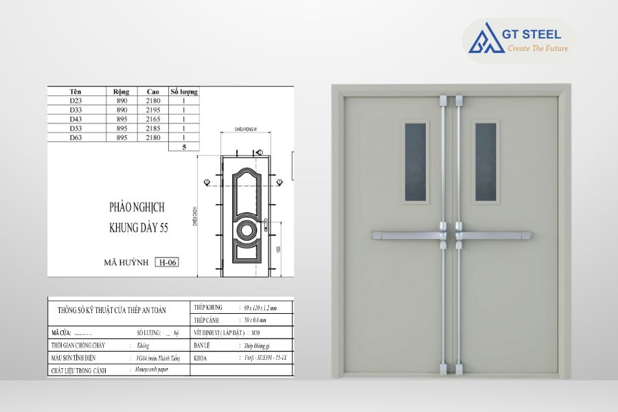 Nhận Biết Đúng Về Cửa Chống Cháy Thông Phòng