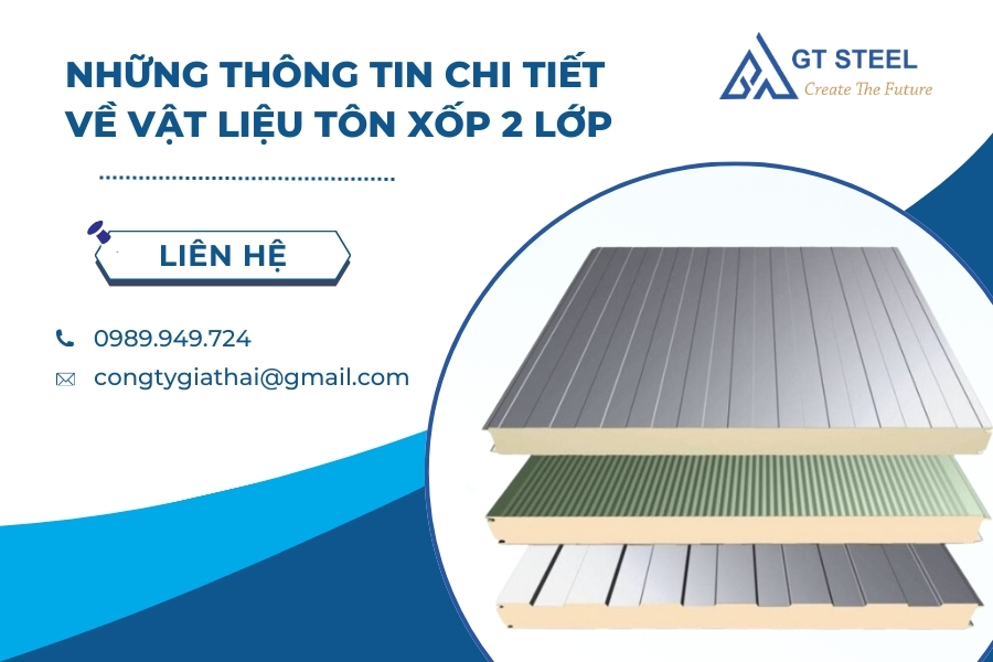 Những Thông Tin Chi Tiết Về Vật Liệu Tôn Xốp 2 Lớp