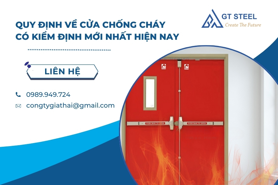 Quy Định Về Cửa Chống Cháy Có Kiểm Định Mới Nhất Hiện Nay