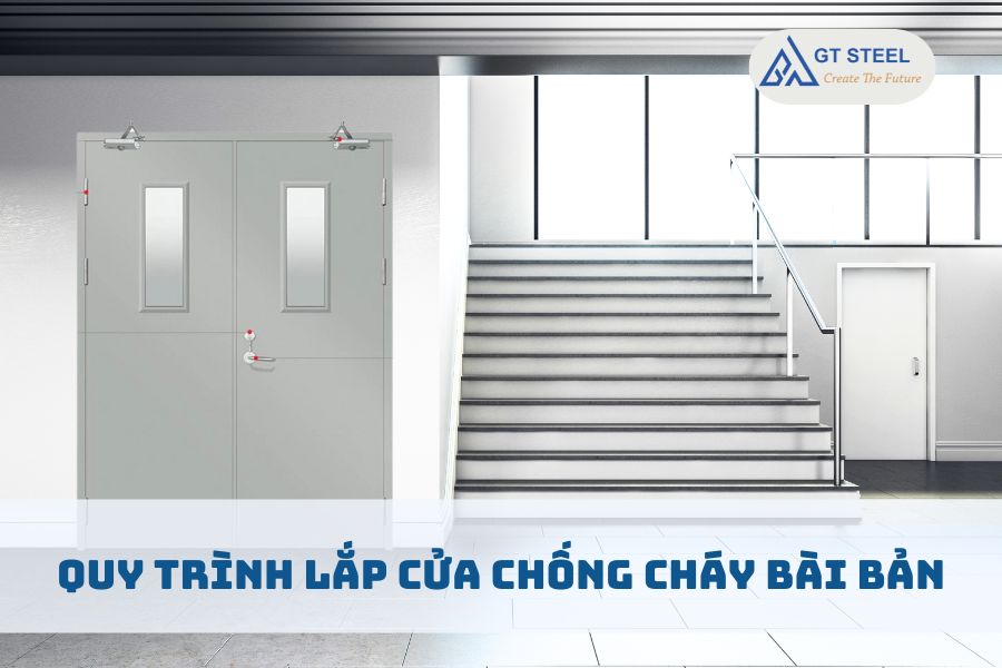 Quy Trình Lắp Cửa Chống Cháy Bài Bản