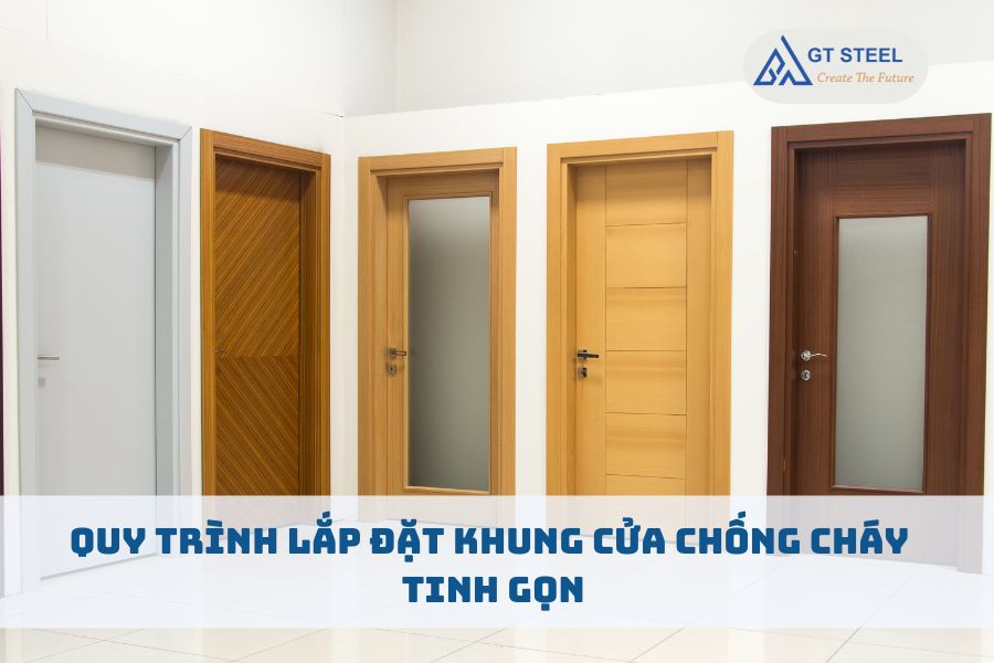 Quy Trình Lắp Đặt Khung Cửa Chống Cháy Tinh Gọn