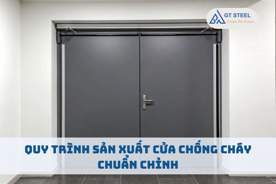 Quy Trình Sản Xuất Cửa Chống Cháy Chuẩn Chỉnh