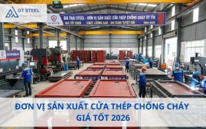 đơn vị sản xuất cửa thép chống cháy