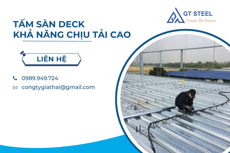 Tấm Sàn Deck - Khả Năng Chịu Tải Cao