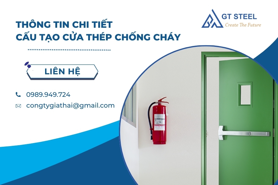 Thông Tin Chi Tiết Cấu Tạo Cửa Thép Chống Cháy