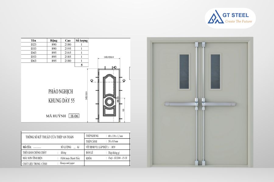 Tiêu Chuẩn Cửa Thép Chống Cháy Chất Lượng