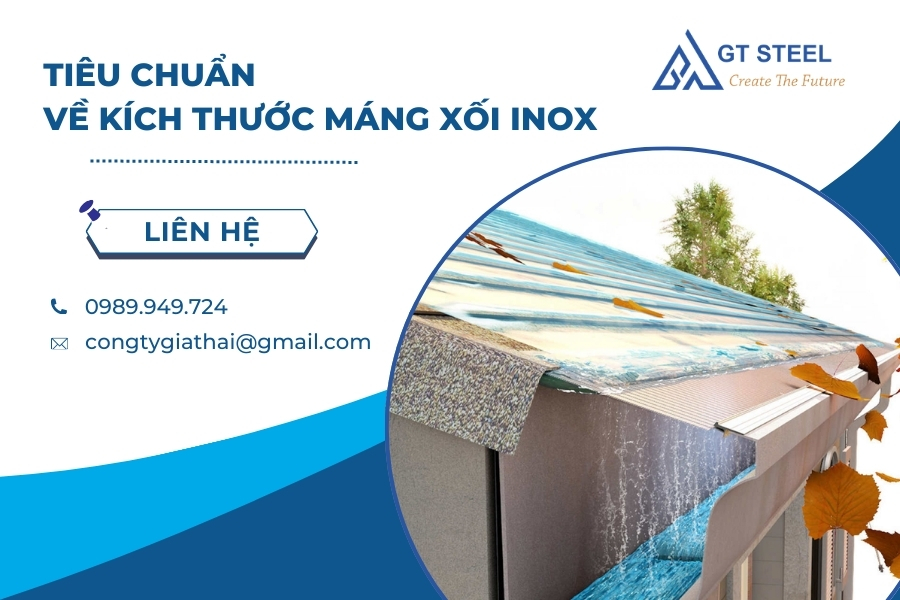 Tiêu Chuẩn Về Kích Thước Máng Xối Inox