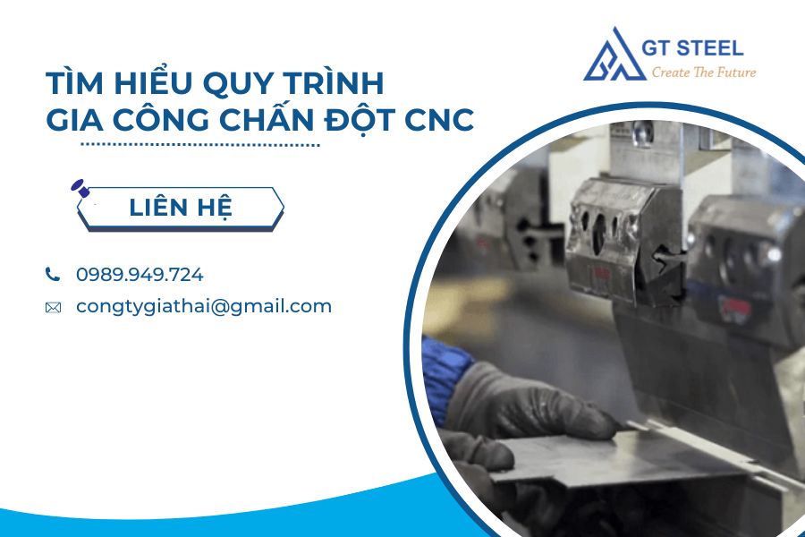 Tìm Hiểu Quy Trình Gia Công Chấn Đột CNC