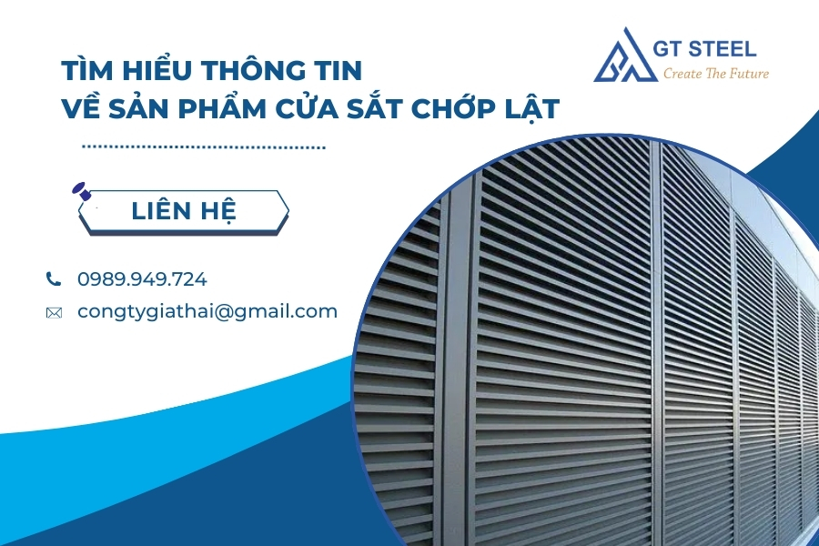 Tìm Hiểu Thông Tin Về Sản Phẩm Cửa Sắt Chớp Lật