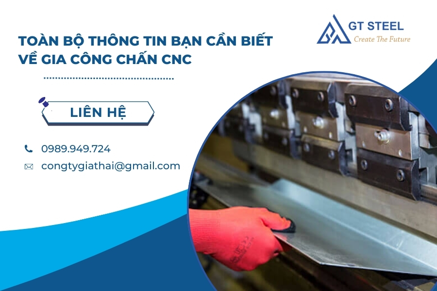 Toàn Bộ Thông Tin Bạn Cần Biết Về Gia Công Chấn CNC