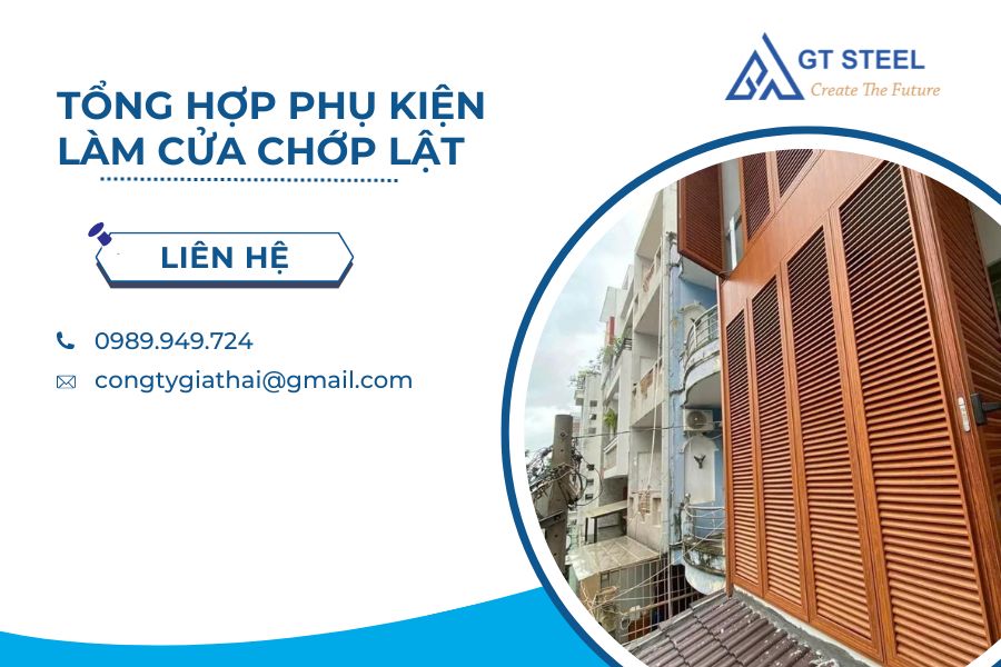 Tổng Hợp Phụ Kiện Làm Cửa Chớp Lật