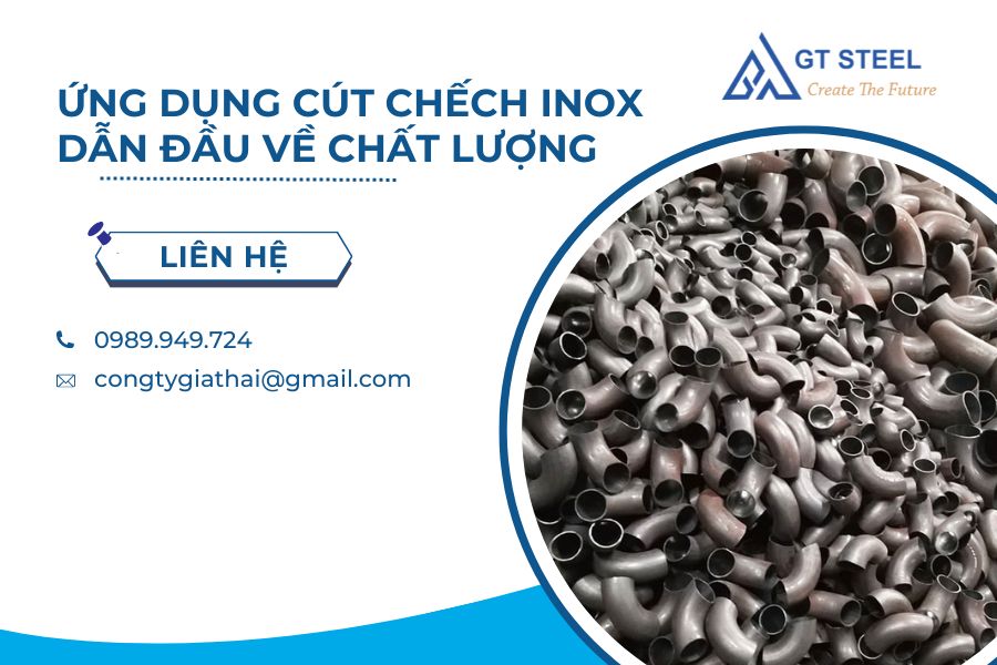 Ứng Dụng Cút Chếch Inox Dẫn Đầu Về Chất Lượng