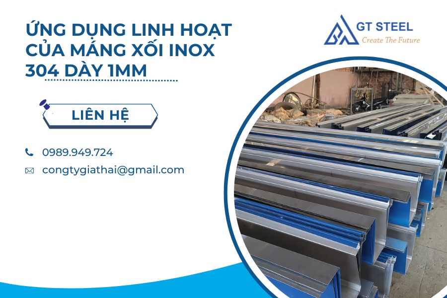 Ứng Dụng Linh Hoạt Của Máng Xối Inox 304 Dày 1mm