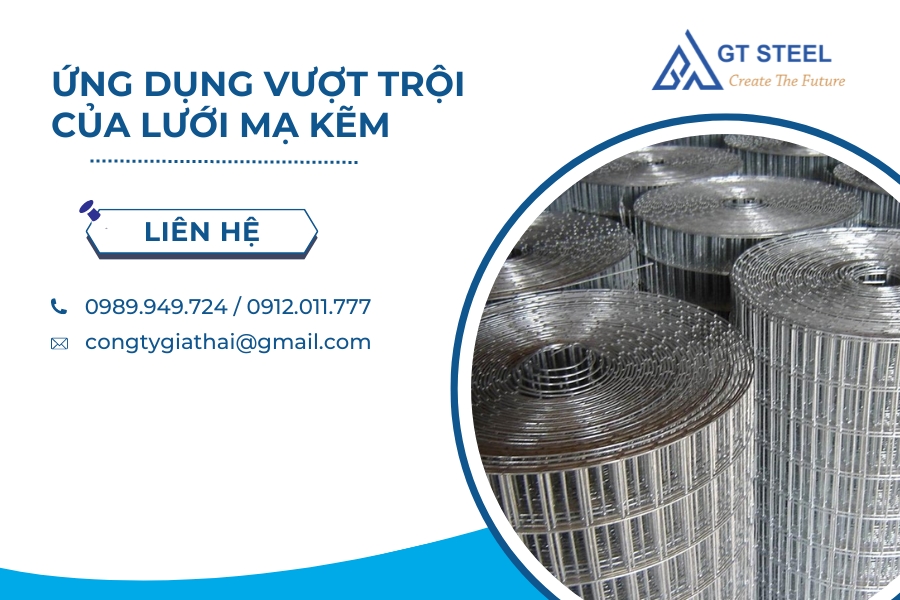 Ứng Dụng Vượt Trội Của Lưới Mạ Kẽm